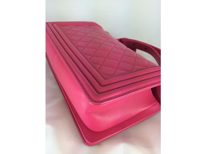 Chanel Boy old medium Rose - vue 5