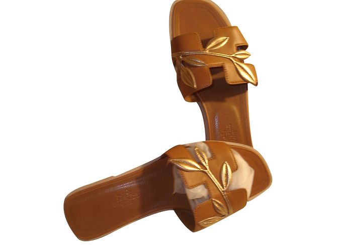 Oran Hermès Sandalen Braun - Ansicht 2