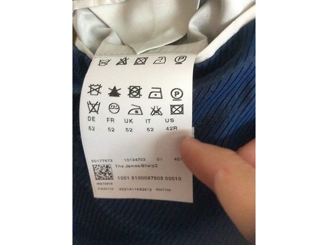 Hugo Boss James / Sharp 2 Traje de mezcla de lana de ajuste fino - vista 4