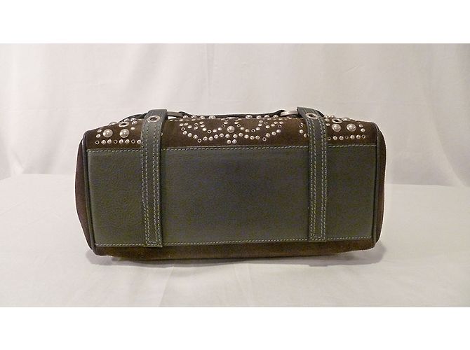 Luella Borsa a tracolla con borchie Gisele Verde - vista 4