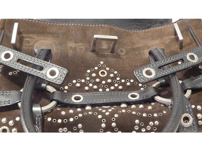 Luella Borsa a tracolla con borchie Gisele Verde - vista 7