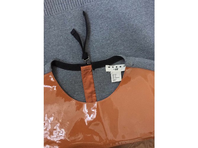 Marni For H&M Top de cuero Multicolor - vista 3