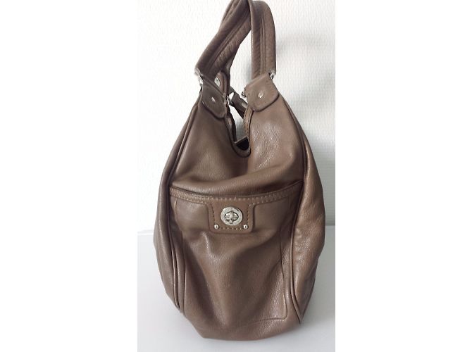 Borsa a mano in pelle Marc by Marc Jacobs Taupe - vista 3