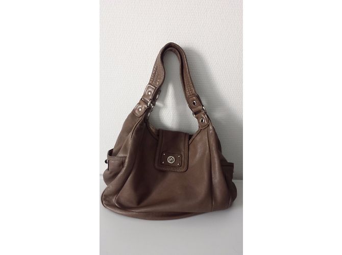 Borsa a mano in pelle Marc by Marc Jacobs Taupe - vista 5
