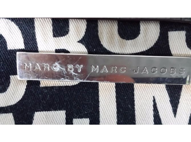 Borsa a mano in pelle Marc by Marc Jacobs Taupe - vista 7