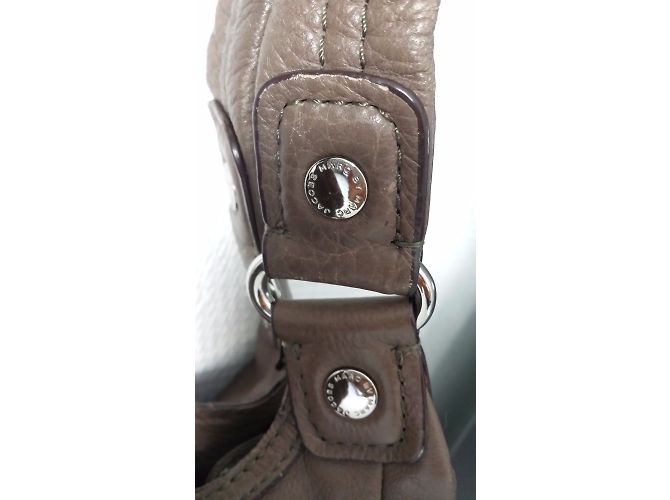 Borsa a mano in pelle Marc by Marc Jacobs Taupe - vista 9