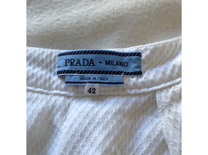 Prada Rock Weiß Baumwolle - Ansicht 2