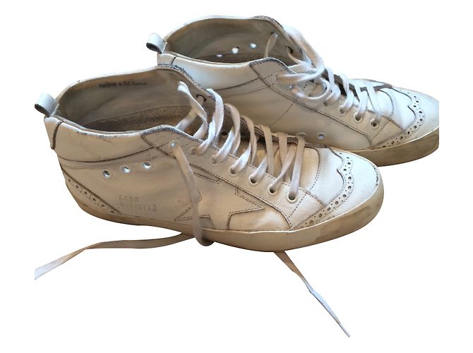 Sneakers Golden Goose in pelle bianca 39 - vista 2
