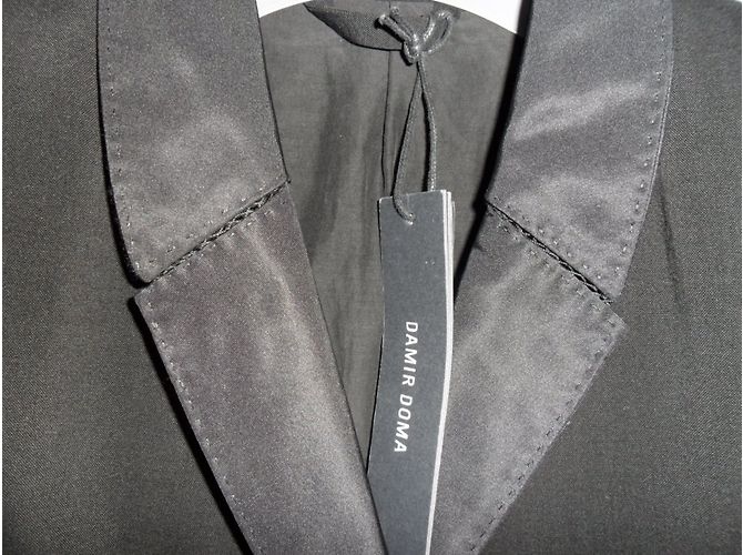 Damir Doma Giacca nera da uomo Nero - vista 3
