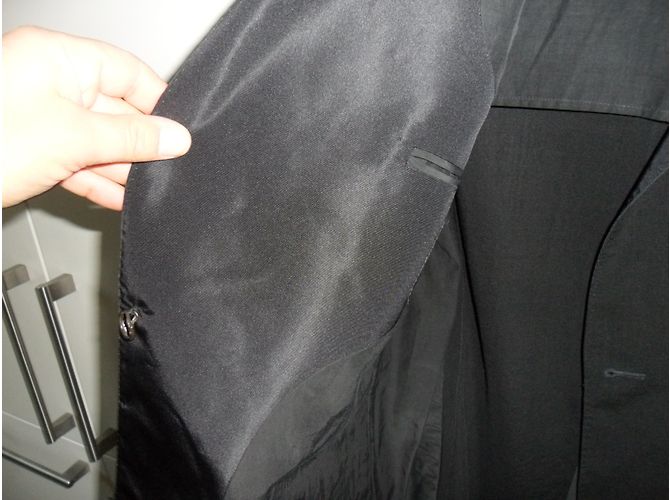 Damir Doma Giacca nera da uomo Nero - vista 4