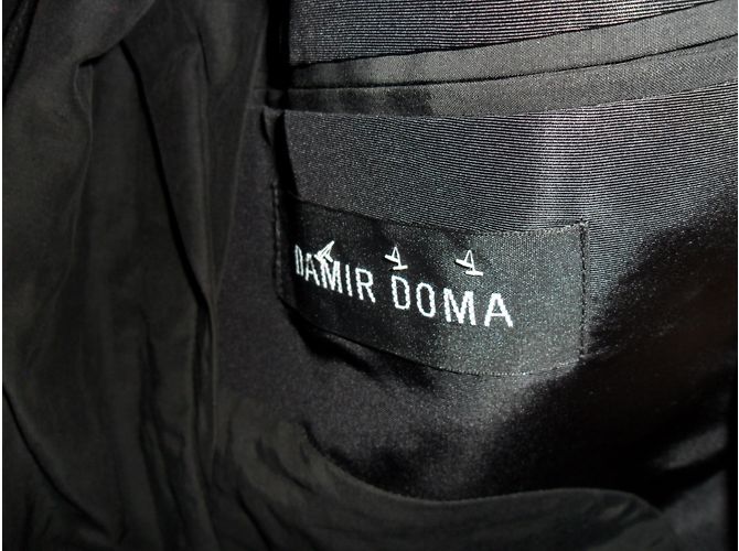 Damir Doma Giacca nera da uomo Nero - vista 5