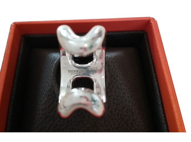 Hermès anillo Plata - vista 3