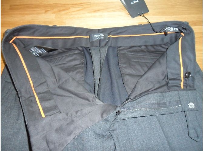 Ports 1961 nwt men's stretch wool pants Dark grey - view 8