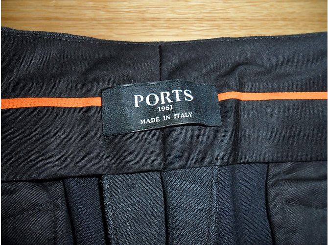 Ports 1961 nwt men's stretch wool pants Dark grey - view 9