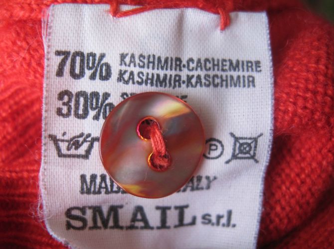 Brunello Cucinelli Strickjacke aus Kaschmir und Seide Rot - Ansicht 2