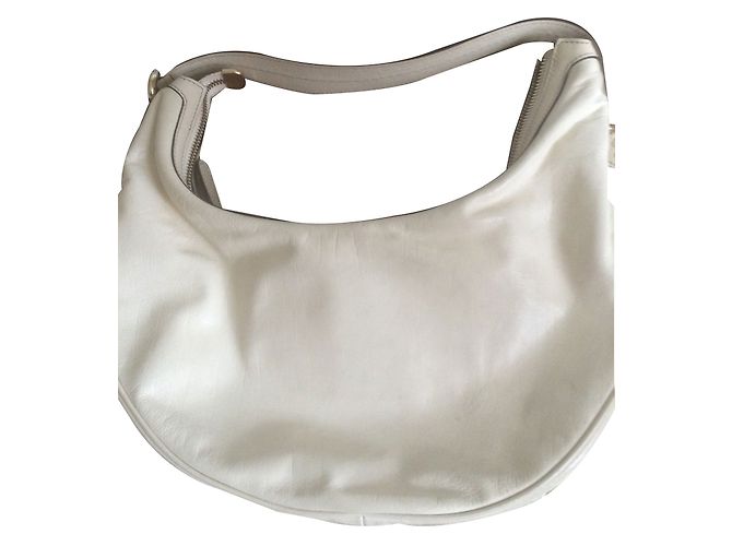 Borsa a mano Gucci in pelle beige - vista 2