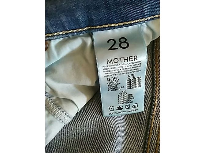 Vaqueros acampanados Mother Azul Denim Talla 28 - vista 3