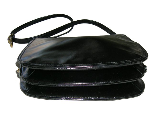 Rodo Vintage handbag Black Leather ref.23101 - Joli Closet