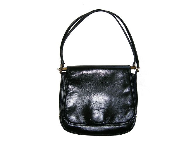 Rodo Vintage Handtasche Schwarz - Ansicht 6