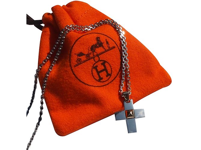 Hermès Colar de pingente Prata - vista 2
