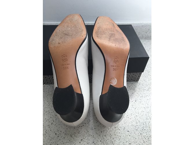 Décolleté Rodo in pelle bianca taglia 39,5 Bianco - vista 3