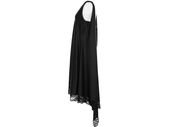 Vêtements Schwarzes Kleid mit Spitzendetails - Ansicht 2