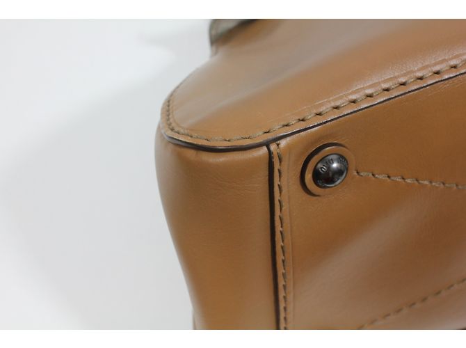 Borsa a mano Miu Miu Pattina Montana in pelle Cognac - vista 12