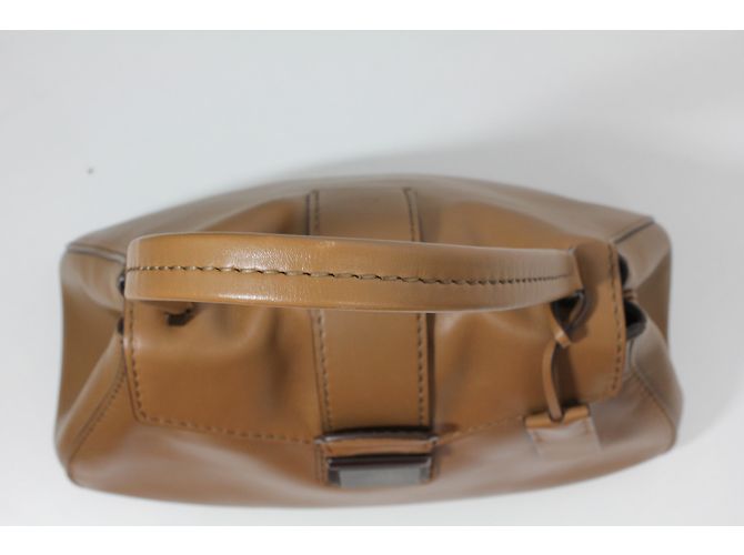 Borsa a mano Miu Miu Pattina Montana in pelle Cognac - vista 17