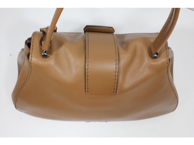 Borsa a mano Miu Miu Pattina Montana in pelle Cognac - vista 19