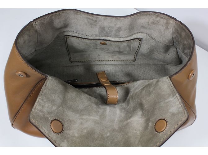 Borsa a mano Miu Miu Pattina Montana in pelle Cognac - vista 22