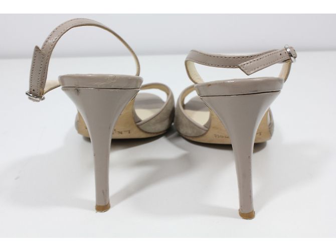 Sandali Lk Bennett Taupe in Pelle e Suede 38.5 - vista 4