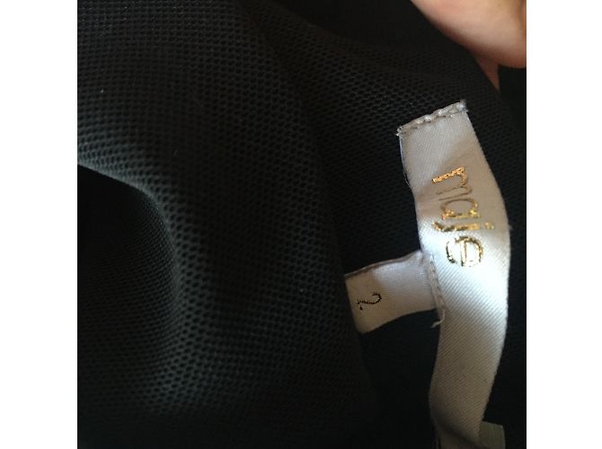Maje Schwarzes Kleid aus Polyester Größe 38 - Ansicht 3