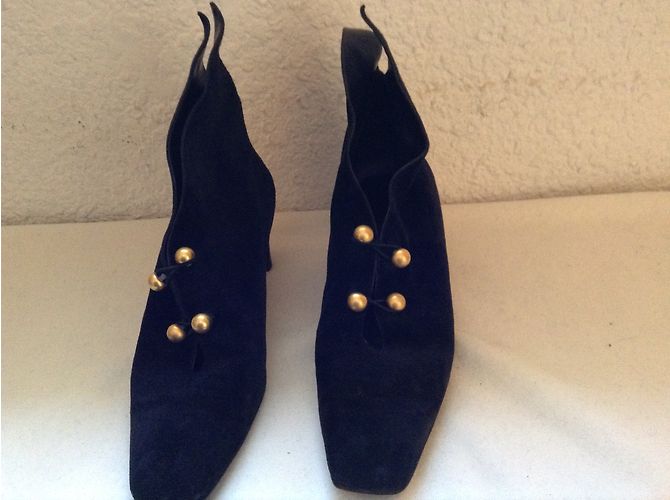 Philippe Model Philippe Stiefeletten aus Hirschleder Schwarz 38 - Ansicht 3