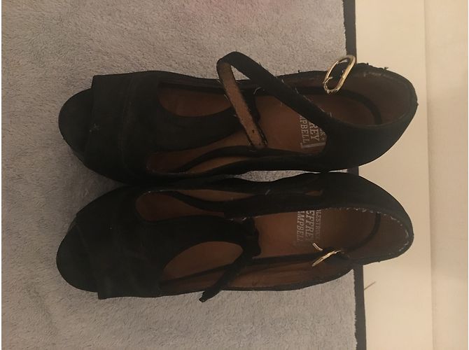 Jeffrey Campbell Fersen Schwarz - Ansicht 3