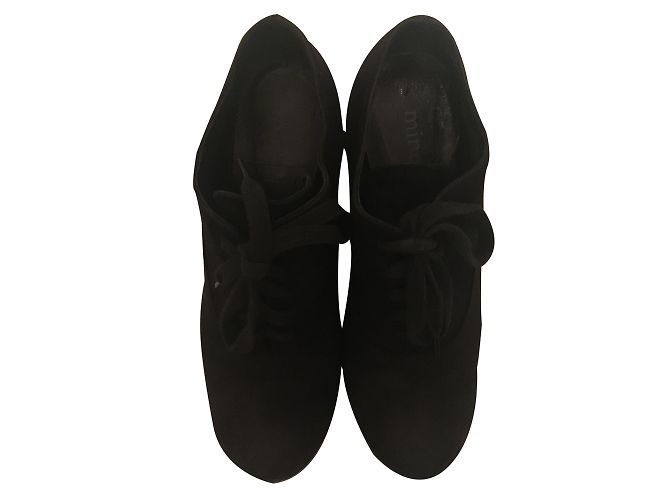 Autre Marque Derbies 'Minelli' compensées Noir - vue 2