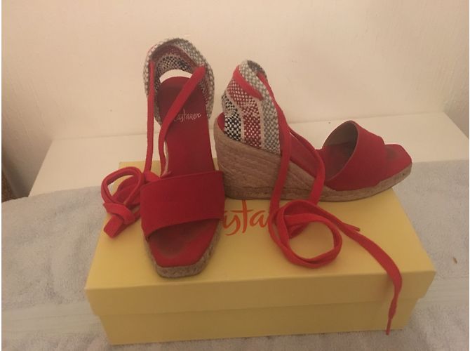 Castaner espadrillas Rosso - vista 3