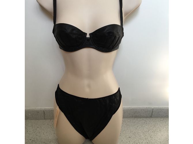 Autre Marque Lise Charmel BH und String Set Schwarz Polyamid T85B - Ansicht 4