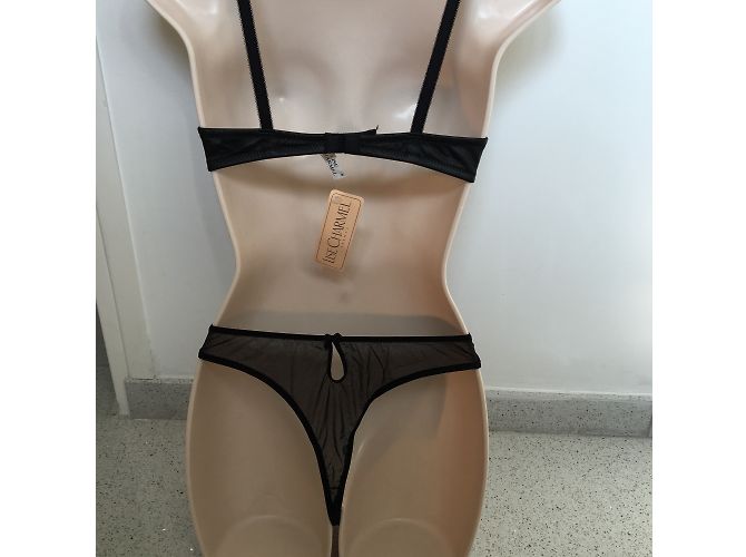 Autre Marque Lise Charmel BH und String Set Schwarz Polyamid T85B - Ansicht 5