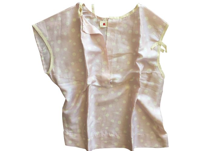 Top de seda rosa Jude Marni - vista 2