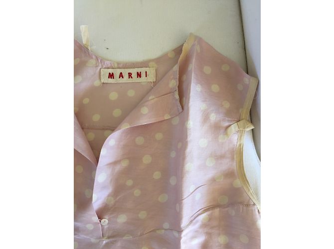 Top de seda rosa Jude Marni - vista 3