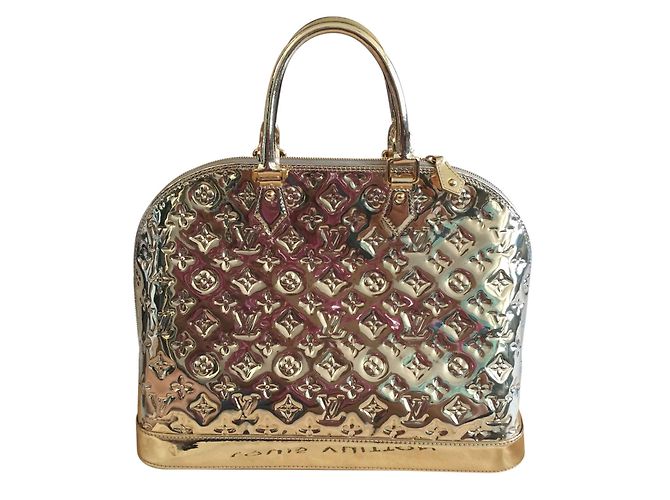 Louis Vuitton ALMA MM MIROIR DORE GOLD - EDIZIONE SPECIALE D'oro - vista 2