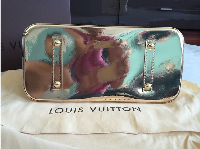 Louis Vuitton ALMA MM MIROIR DORE GOLD - EDIZIONE SPECIALE D'oro - vista 4