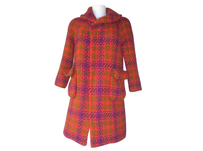 Marc Jacobs Wool Blend Coat Multi Color XS Multiple colors - view 2