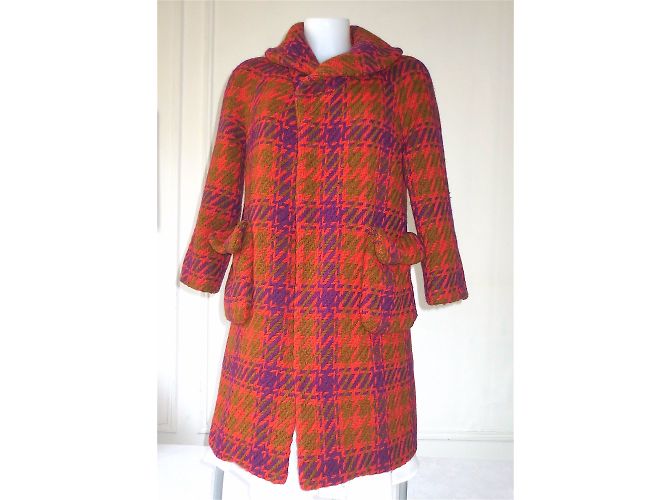 Marc Jacobs Wool Blend Coat Multi Color XS Multiple colors - view 3