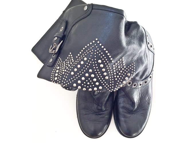 Vero Cuoio Botas Negro - vista 3