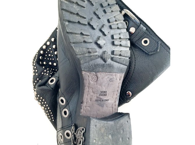 Vero Cuoio Botas Negro - vista 7