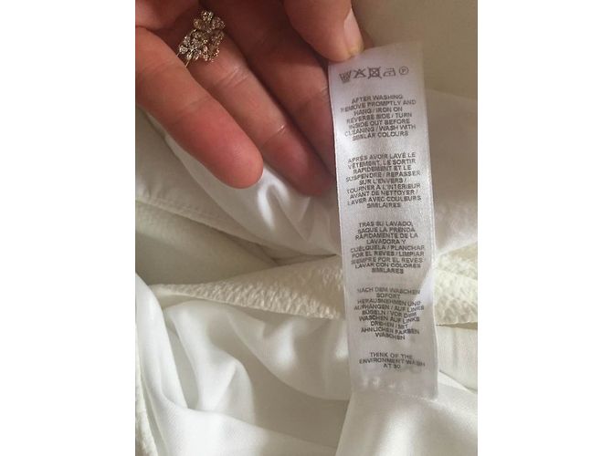 Vestido blanco Asos de manga corta - vista 7