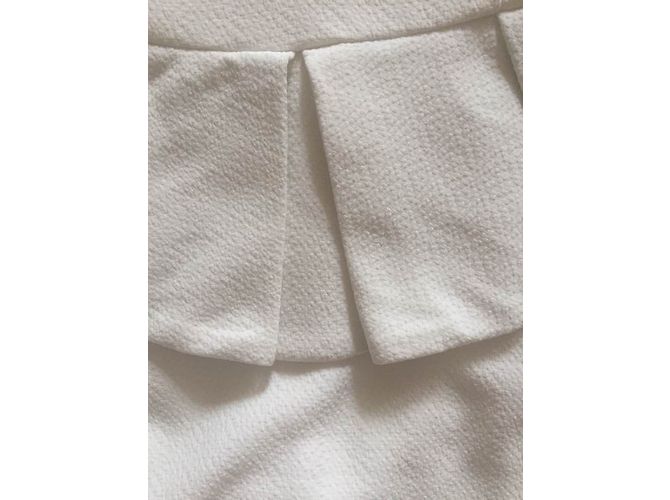 Vestido blanco Asos de manga corta - vista 8