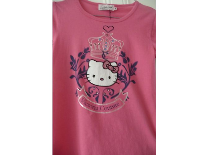 Camisa rosa Hello Kitty Victoria Couture de algodón - vista 3