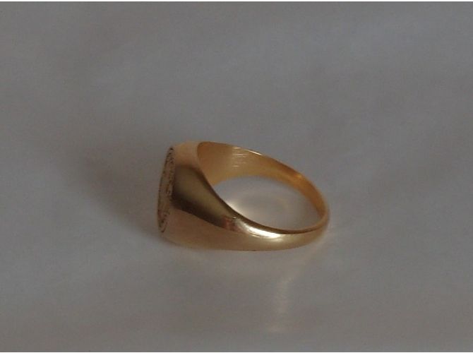 Autre Marque Ring aus Gelbgold Größe 42 Golden - Ansicht 4